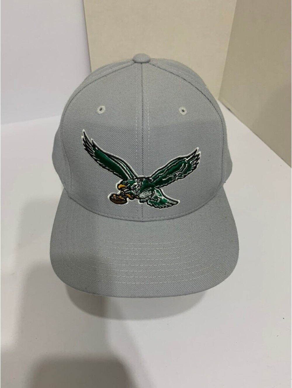Philadelphia Eagles Mitchell & Ness NFL Vintage Collection Snapback Hat Cap Gray